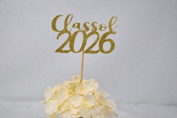 2026 Graduation decorations, Graduation Centerpiece Sticks, class of 2026, Graduation party Decoration, 2026 picks, Graduation 2026