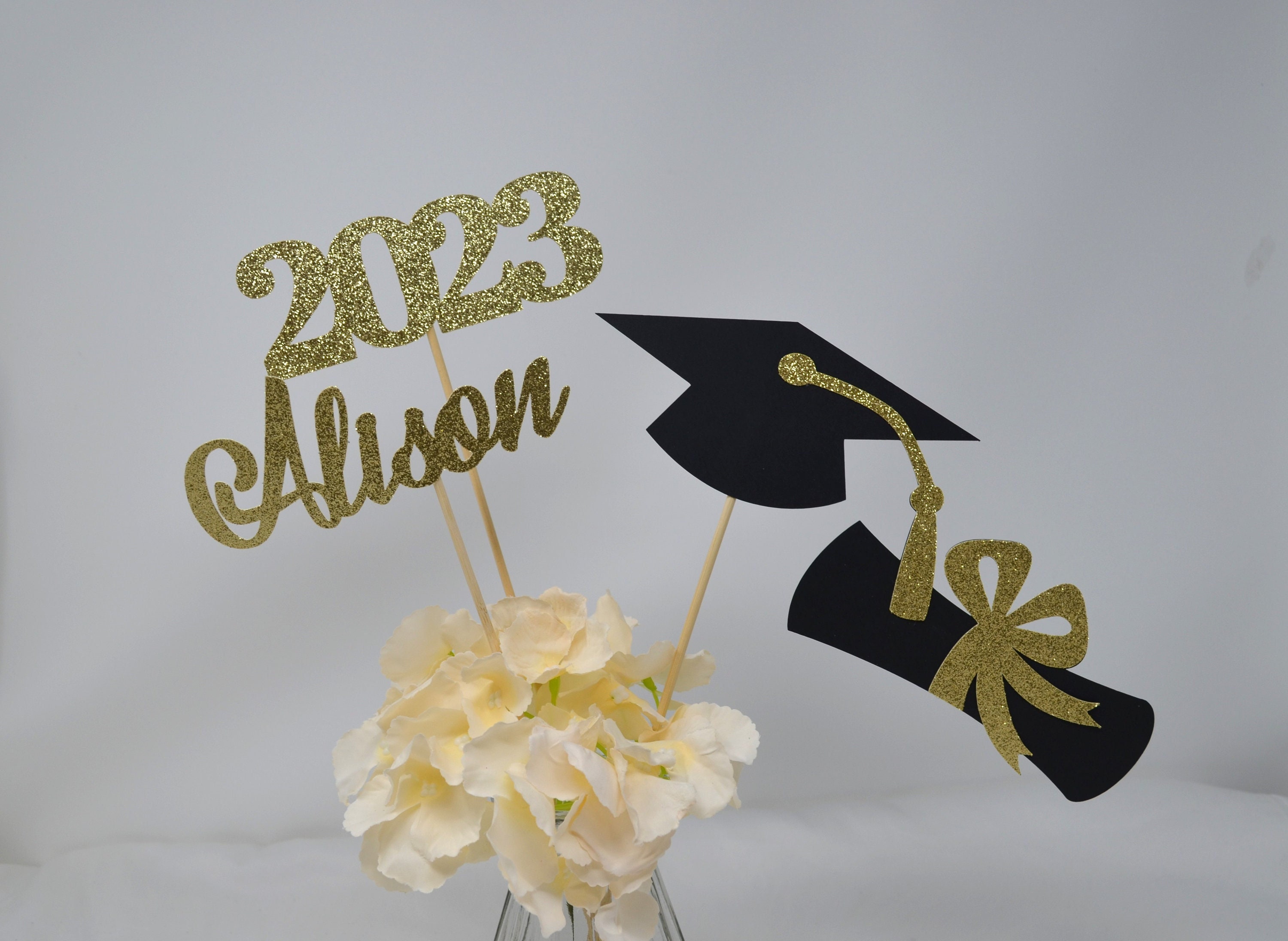 2024 Graduation decorations, Graduation Centerpiece Sticks, class