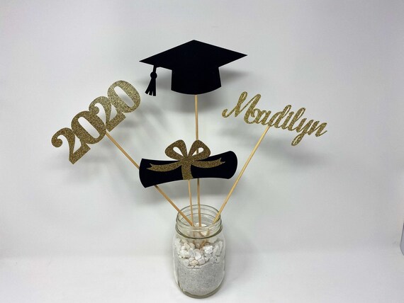 Graduation party decorations 2022, Graduation Centerpiece Sticks, Grad 2022, custom name centerpiece, Graduation table decor, Class of 2022
