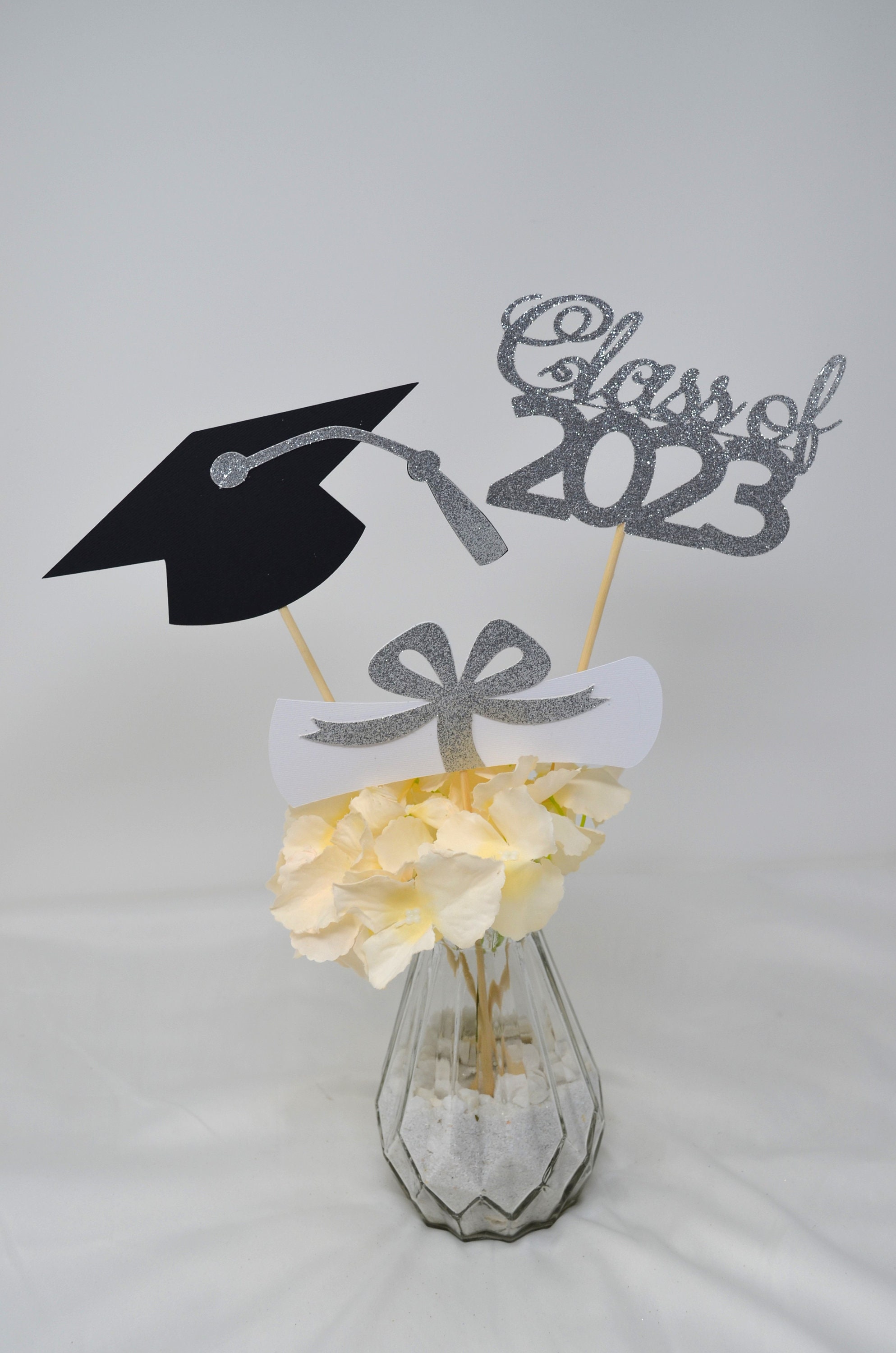 2024 Graduation decorations, Graduation Centerpiece Sticks, class of 2024,  Graduation party Decoration, 2024 picks, Graduation Decor 2024