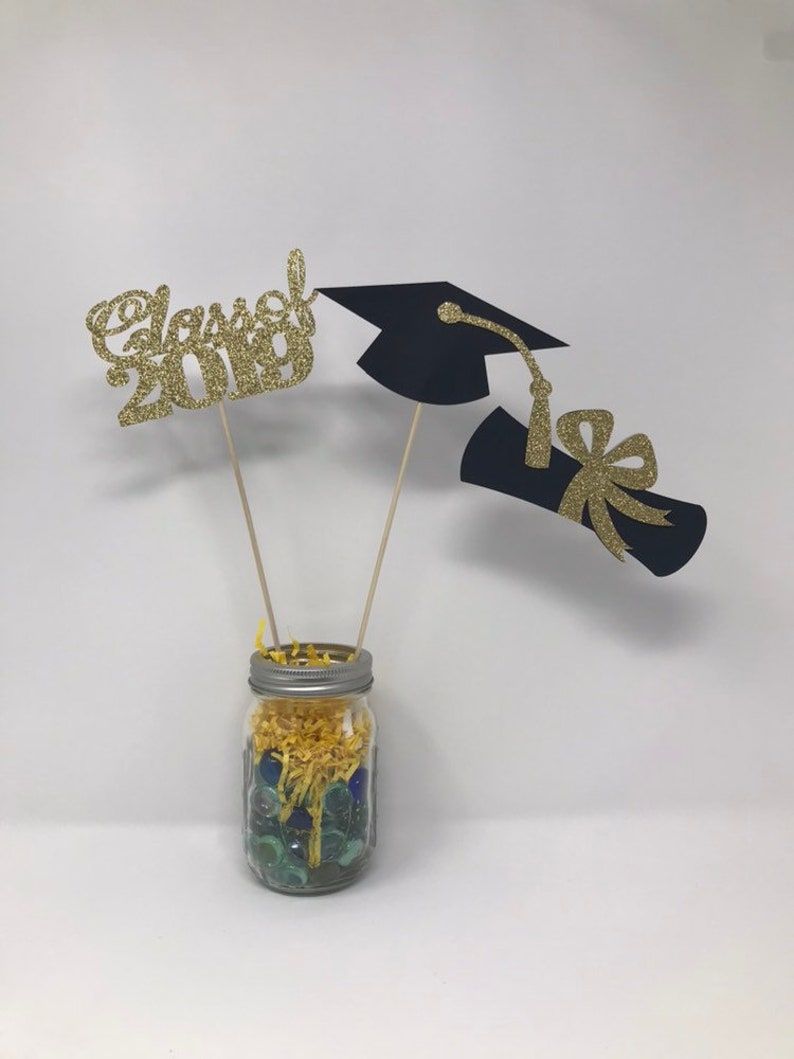 2022 Graduation Decorations Graduation Centerpiece Sticks Etsy