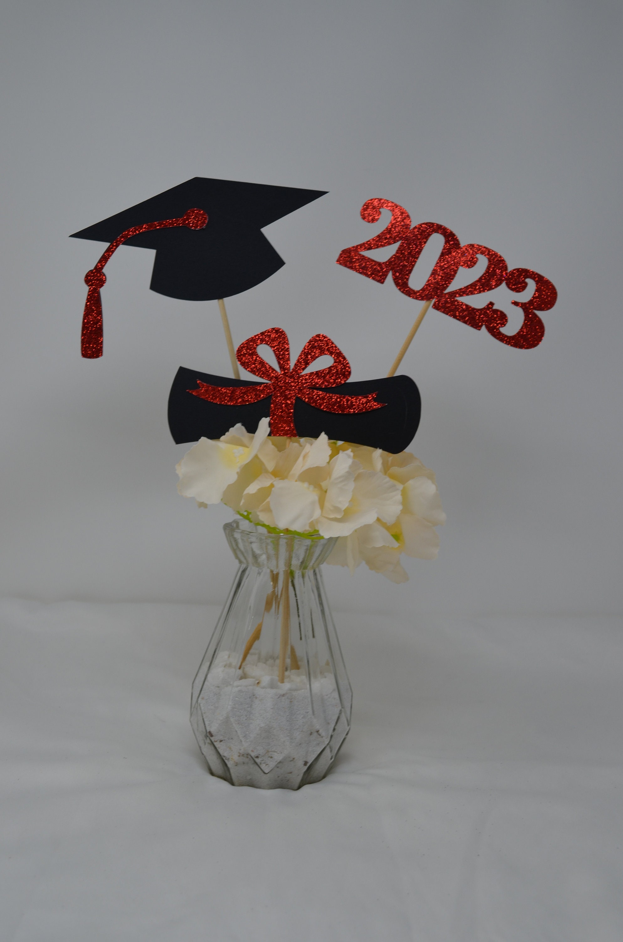 2024 Graduation Decorations, Graduation Centerpiece Sticks, Class of 2024,  Graduation Party Decoration, 2024 Picks, Graduation Decor 2024 