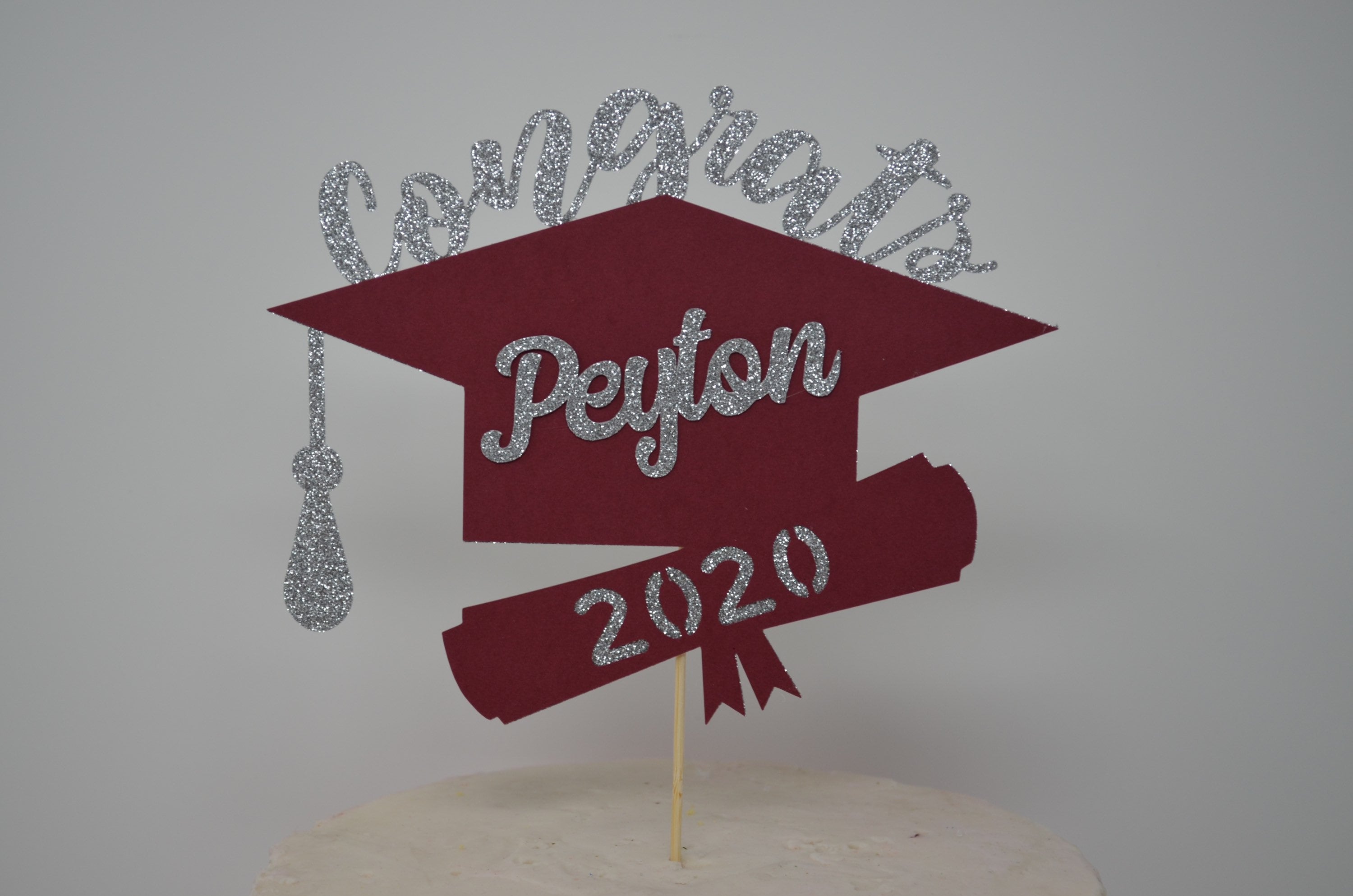 Graduation party decorations 2021, Graduation Topper, Cake