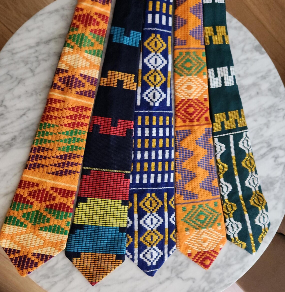 Koblda KOBLA Africa Handmade Men's Kente Necktie - Etsy