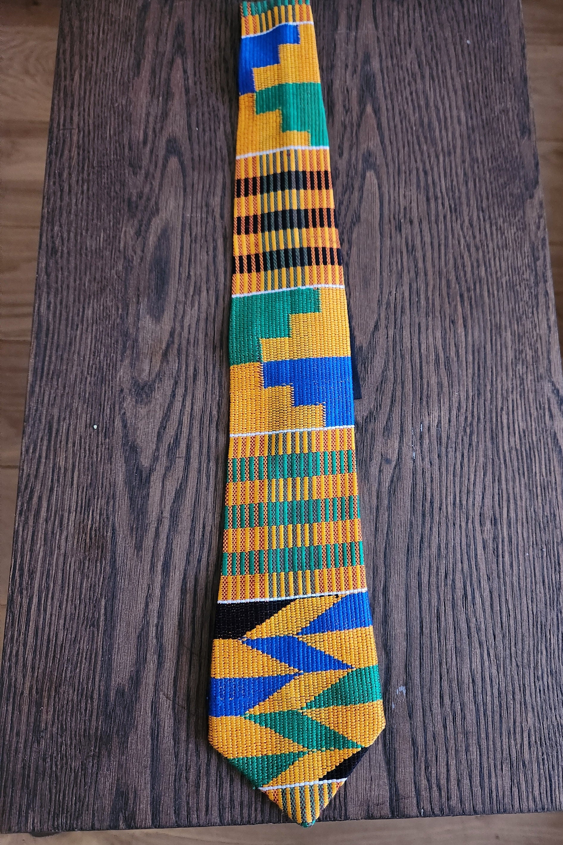 Koblda KOBLA Africa Handmade Mens Kente-tie - Etsy