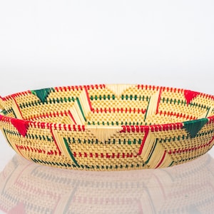 VOLTAVI African handwoven  multipurpose baskets: ideal as Wall Basket, Fruit Bowl, Storage and home decor