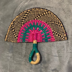 Nevameloo African Handmade Fan/ Wall Decoration