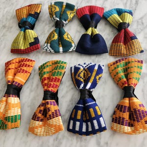 Efoe Authentic African handmade Kente Bow Tie