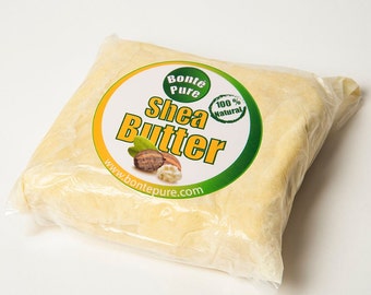 Karitéboter 1 kg: biologisch - ongeraffineerd, koudgeperst, 100% puur, rauw en natuurlijk