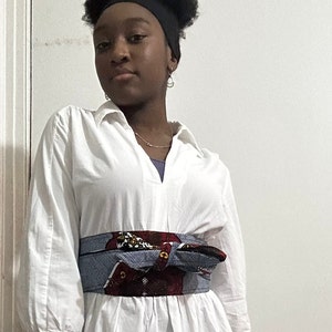 ENAM Handmade african Obi Ankara Belt