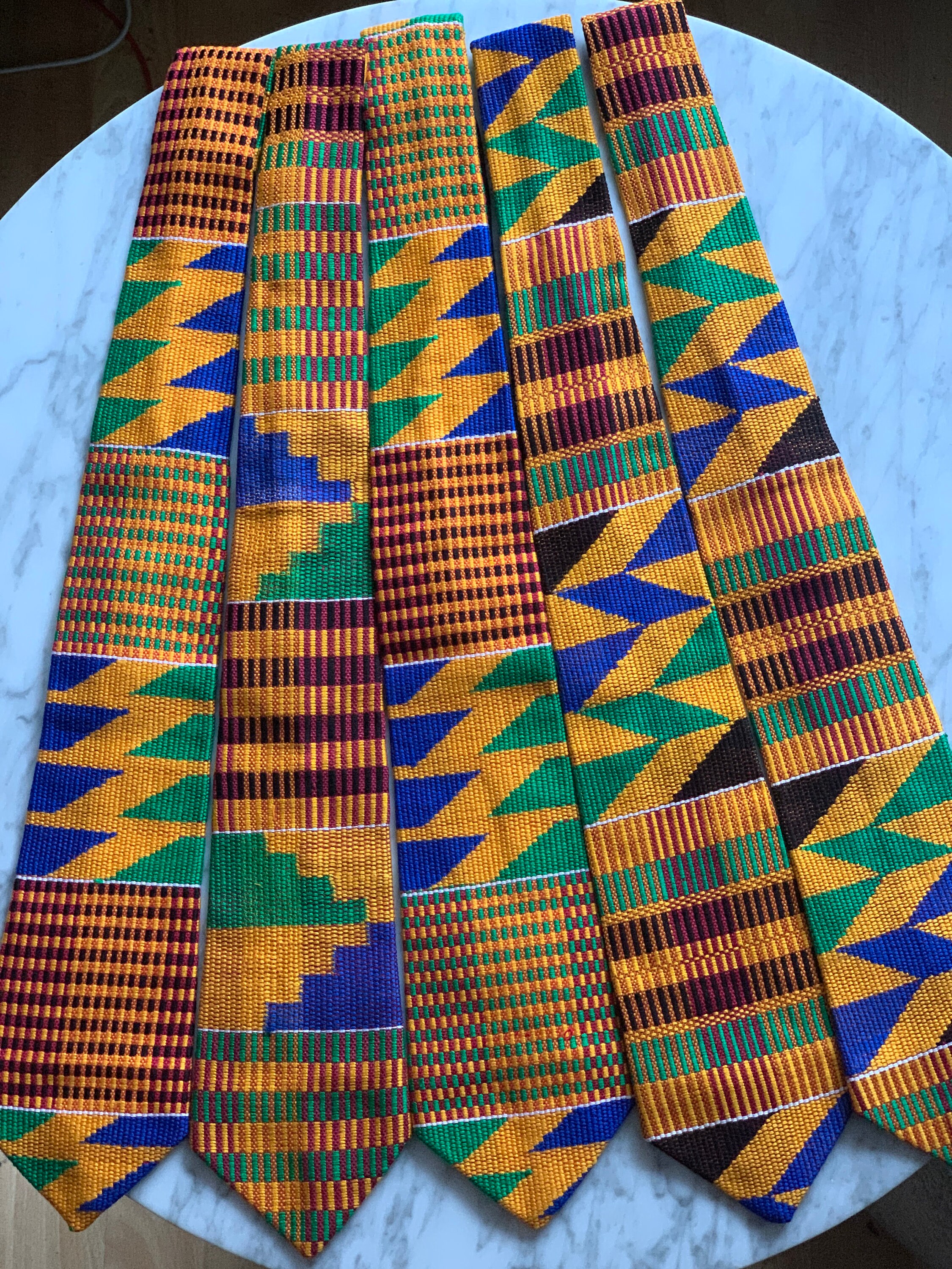 Traditional Double Weave Purple and White Kente Cloth Scarf Sash – Sankofa  Edition™