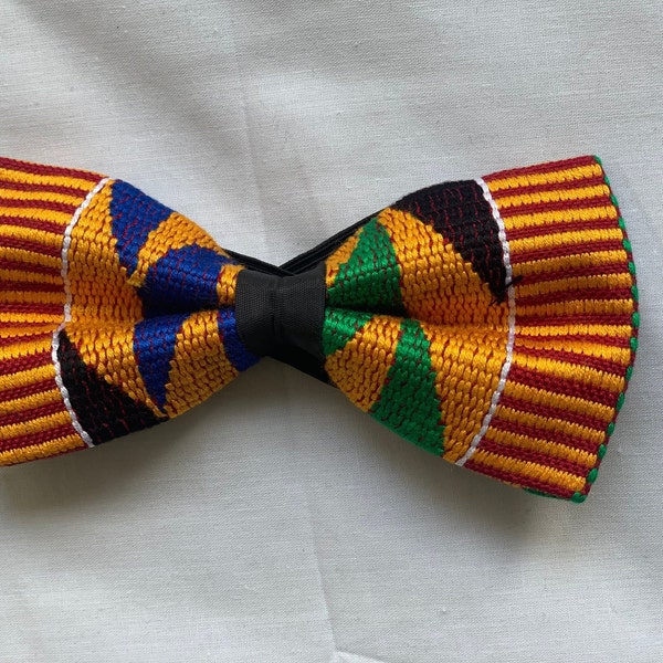 Efoe Authentic African handmade Kente Bow Tie