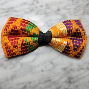 Efoe Authentic African handmade Kente Bow Tie