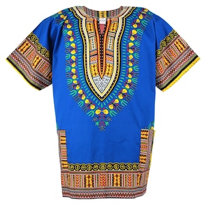 Traditional African Dashiki Print Top/Tunic Unisex