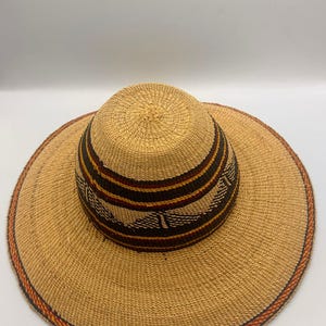 KUKU, African handwoven, Vegan Straw Hat