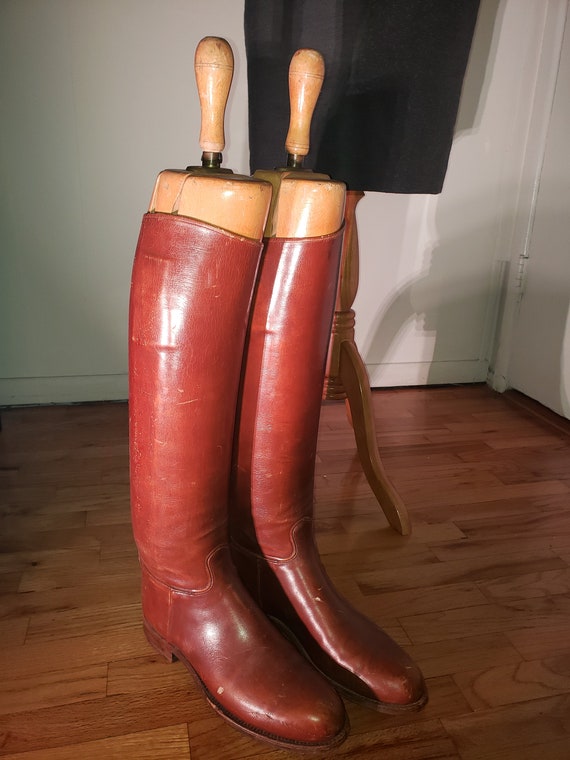 Late 1930's US Military Cavalry Boots Made by Dehn