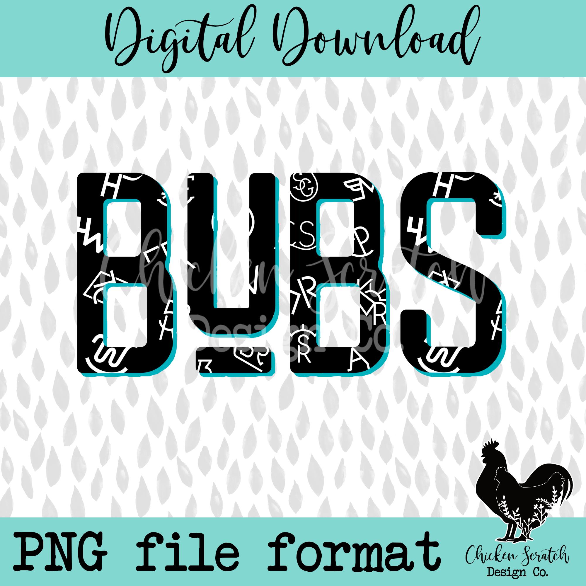 Bubs Cattle Brand Sublimation Design PNG JPEG Western Punchy Digital ...