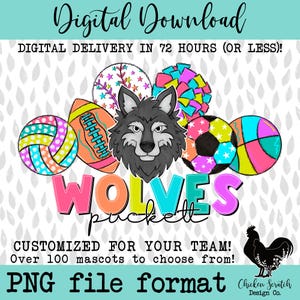 Benutzerdefinierte Maskottchen Helle Schule Geist Sublimation DTF PNG Neon Fußball Maskottchen Helle Fußball Design Schule Geist Funky Retro Fußball PNG
