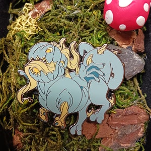 Jarrahdale Drag-O-Lantern abóbora dragão esmalte duro níquel preto pino de metal