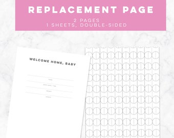 Stash + Story Baby Book: Pagina sostitutiva