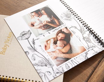 Album per neonati in lino: moderno ricordo fotografico, dalla gravidanza ai 5 anni