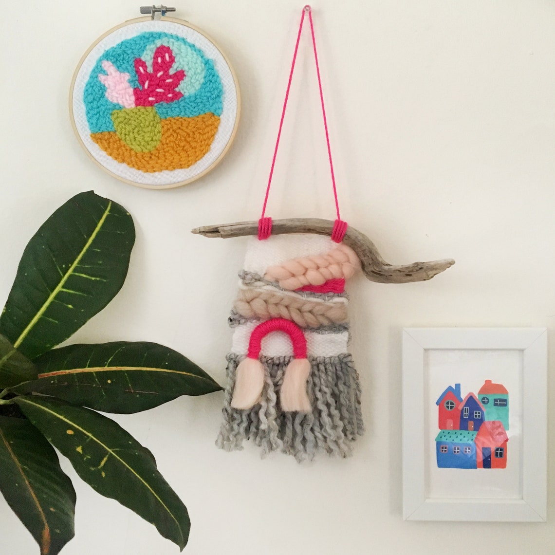 Punch Needle Punch Needle Wall Hanging Wall Art Punch Etsy