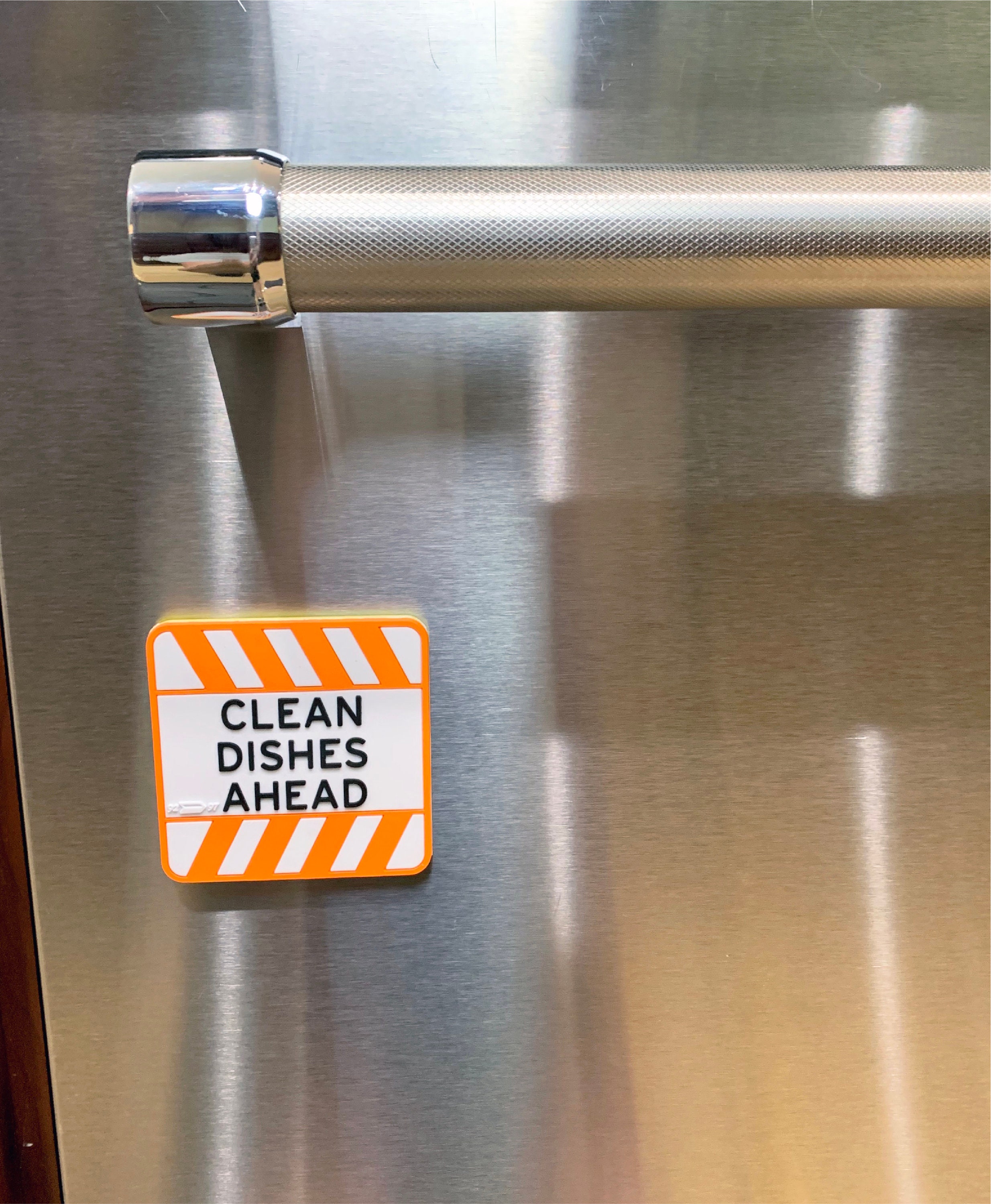 Clean Dirty Aqua and Silver Silicone Dishwasher Magnet, Reversible Dish  Indicator for Use on Magnetic Surfaces 