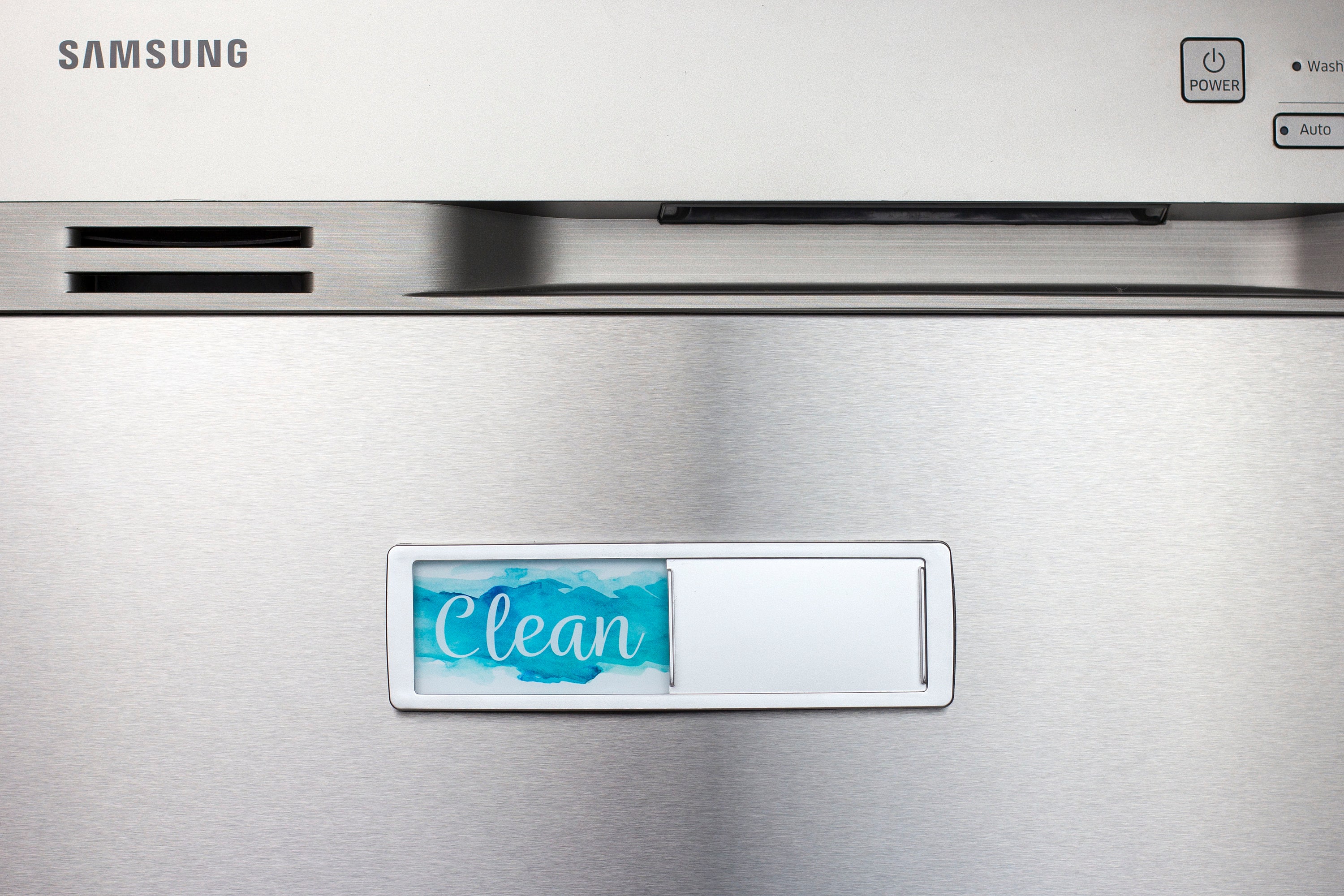 Stainless Steel Dishwasher Clean Dirty Sign Indicator 7 Long And
