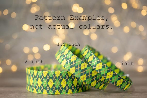 Green Argyle (matching Bow-ties and Leashes available)