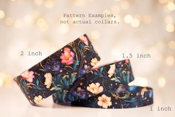 Flowers Against a Starry Night (matching Bow-ties and Leashes available)