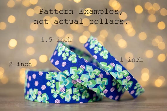 Abstract Mint and Pink Flowers on Purple (matching Bow-ties and Leashes available)