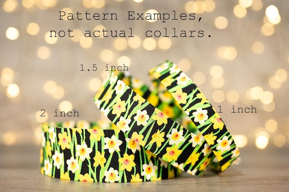 Yellow Daffodils (matching Bow-ties and Leashes available)