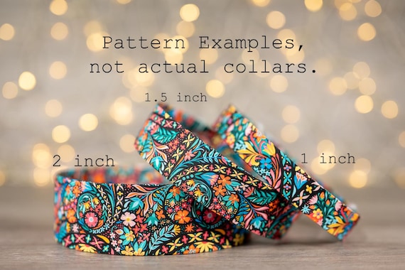 Floral Giant Paisley (matching Bow-ties and Leashes available)