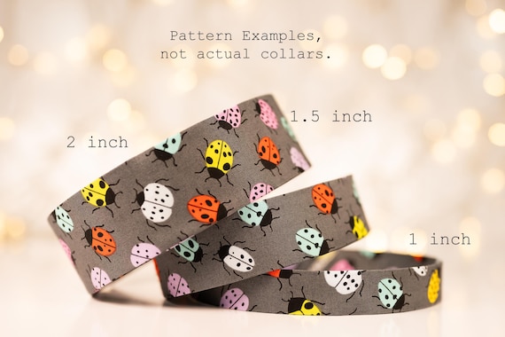 Ladybugs on Gray (matching Bow-ties and Leashes available)