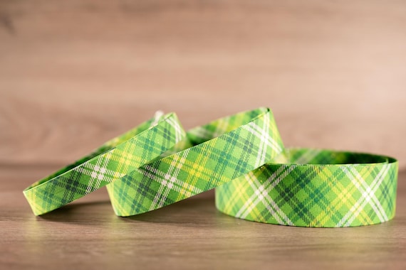 Fresh Green Plaid (matching Bow-ties and Leashes available)
