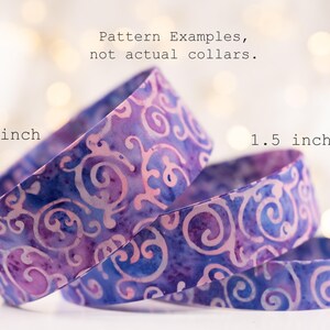 Batik: Rollos lilas - Collares y correas