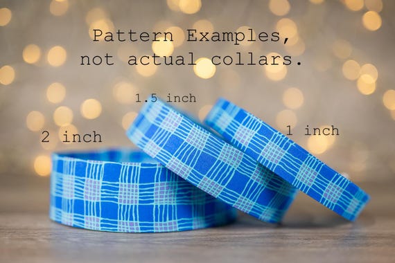 Loose Blue Plaid (matching Bow-ties and Leashes available)