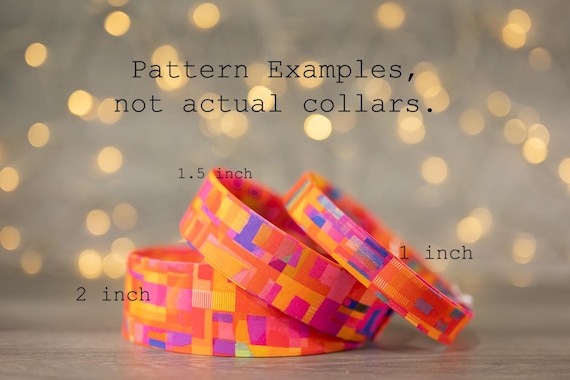 Brightly Colored Geometric (matching Bow-ties and Leashes available)
