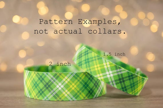 Fresh Green Plaid (matching Bow-ties and Leashes available)
