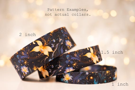 Orchids in a Night Sky (matching Bow-ties and Leashes available)