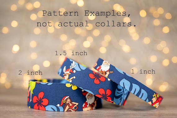 Mele Kalikimaka on Blue (matching Bow-ties and Leashes available)