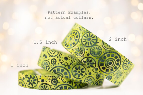 Green on Green Batik (matching Bow-ties and Leashes available)