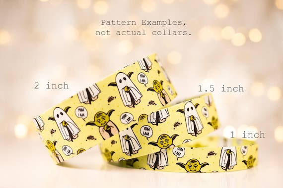 Yoda and Ghosts for Halloween (matching Bow-ties and Leashes available)