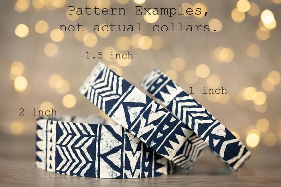 Navy and Cream Tribal (matching Bow-ties and Leashes available)