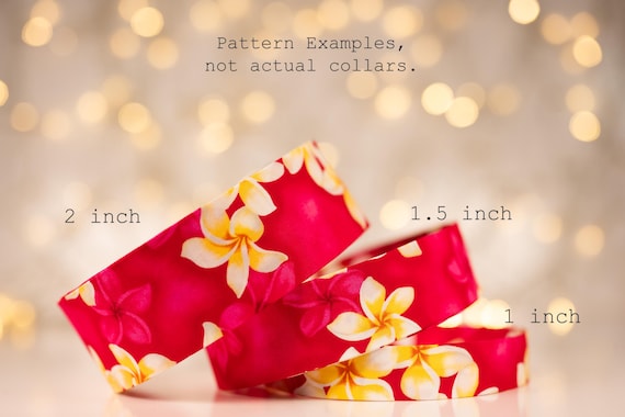 Plumerias Waiting to be Lei'd (matching Bow-ties and Leashes available)