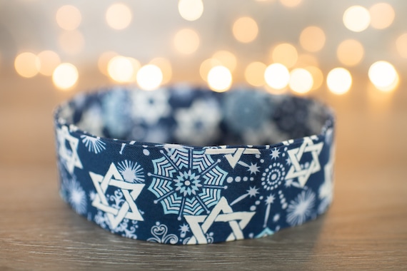 Star of David and Snowflakes (matching Bow-ties and Leashes available)
