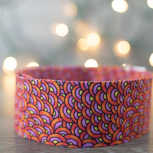 Overlapping Circles in Red(matching Bow-ties and Leashes available)