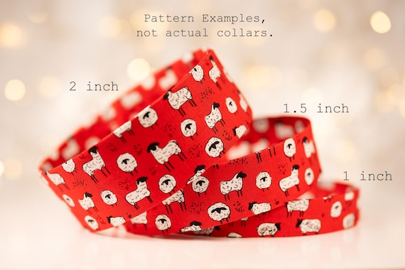 Counting Sheep in a Red Field (matching Bow-ties and Leashes available)