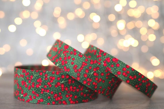 Winter Berries (matching Bow-ties and Leashes available)