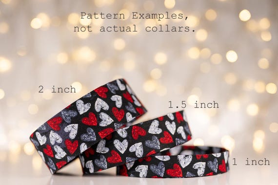 Shades of Hearts (matching Bow-ties and Leashes available)